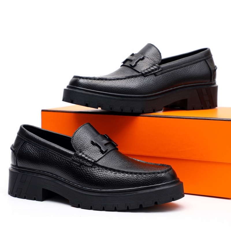 H**mes leather shoes